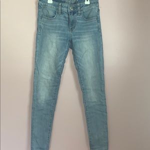 Light Blue Faded Jeggings